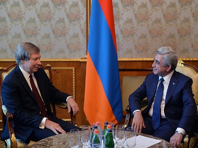 Armenia president meets with OSCE Minsk Group Co-Chair