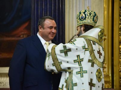 Հրաչյա Պողոսյանը պարգեւատրվել է Համայն Ռուսիո Պատրիարք Կիրիլի կողմից