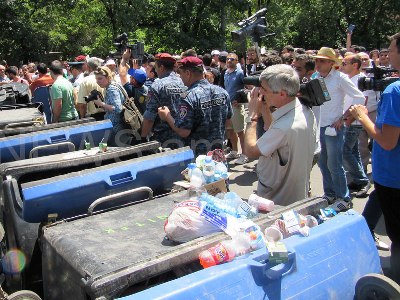 Начальник Полиции Армении на проспекте Баграмяна