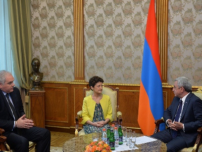 Հայաստանը շահագրգիռ է նոր պայմաններում շարունակել հայ-վրացական հարաբերությունները. Սերժ Սարգսյան