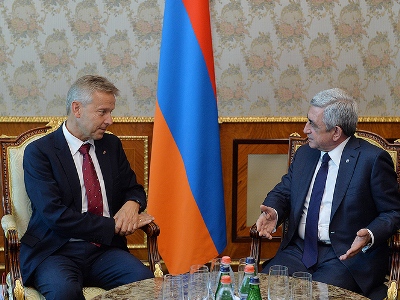 Armenia president thanks Austria for Armenian Genocide stance