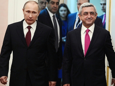 Russia’s Putin congratulates Armenia’s Sargsyan on birthday
