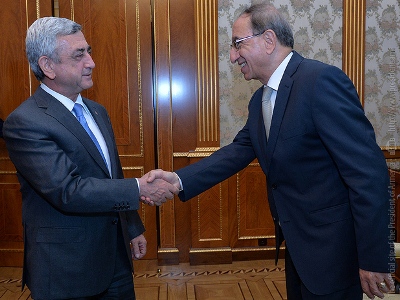 Armenia President receives Jordan Minister of Higher Education  (PHOTO)