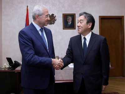 Armenia agriculture minister and Japan ambassador discuss cooperation prospects