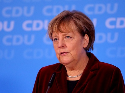 Merkel comes our against same-sex marriages