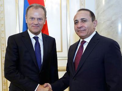 Armenia PM and European Council chief confer on cooperation (PHOTOS)