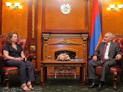 Armenia National Assembly speaker and CoE official discuss cooperation