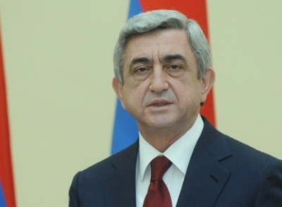 Armenia President congratulates King of Belgium