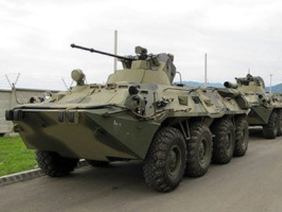 Пьяные военные катались на БТР по Чите