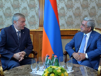 Armenia president meets with CSTO chief