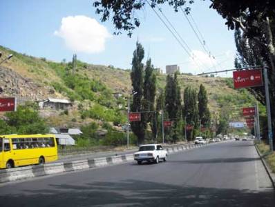 Երթեւեկության փոփոխություն «Բելաջիո» ռեստորանի մոտ