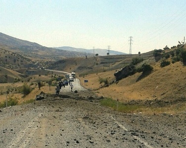 Bus explodes on mine in Turkey
