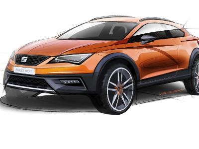Seat опубликовала тизеры концепт-кара Leon Cross Sport