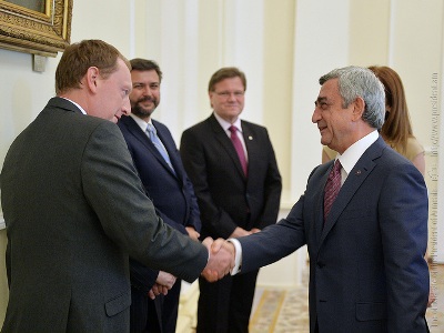 Նախագահն ընդունել է Չեխայի պատվիրակությանը (ֆոտո)