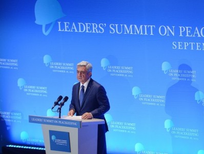 Armenia president addresses UN General Assembly