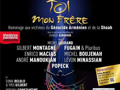 Շառլ Ազնավուրը կհովանավորի Հայերի Ցեղասպանությանը եւ Հոլոքոստին նվիրված հատուկ համերգը