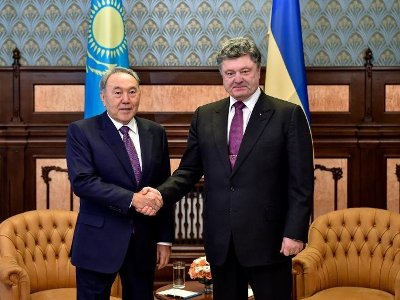 Նազարբաեւը ու Պորոշենկոն պայմանավորվել են ամրապնդել համագործակցությունը