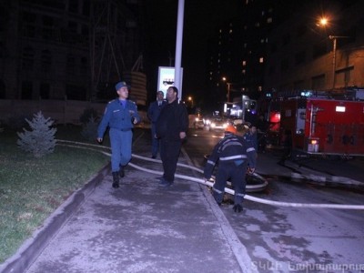 «Երազ» համալիրի բնակարաններից մեկում հրդեհ է բռնկվել (ֆոտո)