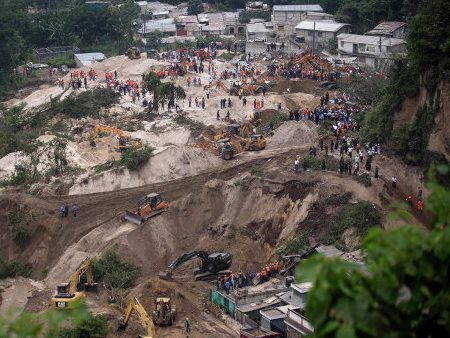Число жертв оползня в Гватемале возросло до 264 человек