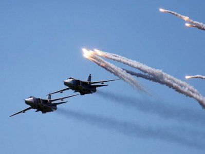 Российские самолеты за сутки совершили 55 боевых вылетов против 53 объектов ИГ в Сирии