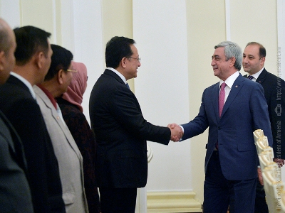 Ինդոնեզիայի պատվիրակությունը նախագահական էր գնացել (ֆոտո)