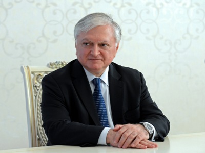 Armenia’s Nalbandian to travel to Kazakhstan
