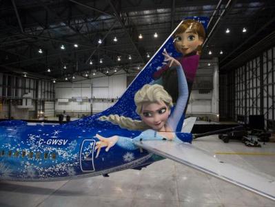 Westjet ավիաընկերությունը «Սառը սիրտը» ֆիլմի հերոսներով ինքնաթիռ է ներկայացրել