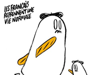 Charlie Hebdo представил карикатуру на теракты в Париже