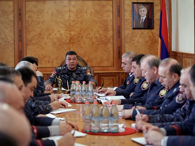 Chief of Armenia Police promises to actively resist violations on referendum day