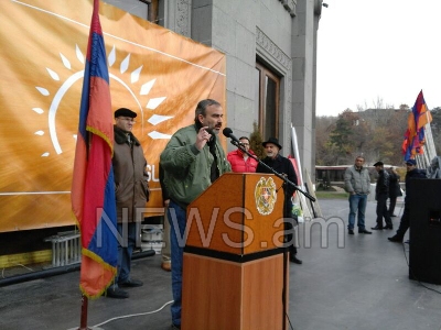 «Նոր Հայաստան» հանրային փրկության ճակատը այսօրվանից շտաբը տեղափոխում է Ազատության հրապարակ