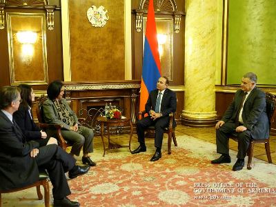 Վարչապետն ընդունել է «Վեոլիա» ընկերության փոխնախագահին