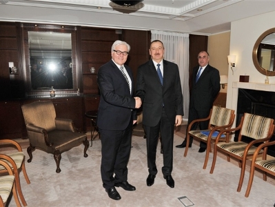 Azerbaijan president and Germany FM discuss Karabakh conflict