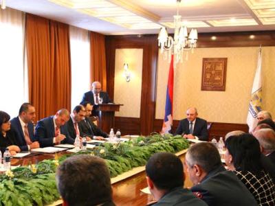 С участием президента НКР обсуждены задачи развития столицы Нагорного Карабаха