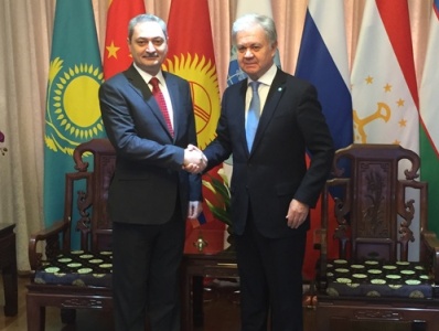 Outgoing Armenia Ambassador to China bids farewell to SCO chief