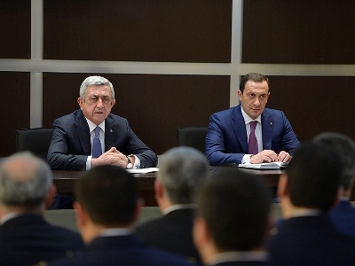 Սերժ Սարգսյանն անձամբ է ներկայացրել ՊԵԿ նոր նախագահին (ֆոտո)