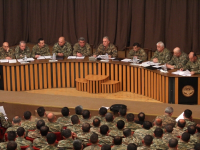 Karabakh Defense Army holds Military Council meeting