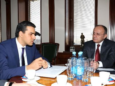 Սեյրան Օհանյանն ու Արման Թաթոյանը քննարկել են համագործակցությանն առնչվող հարցեր