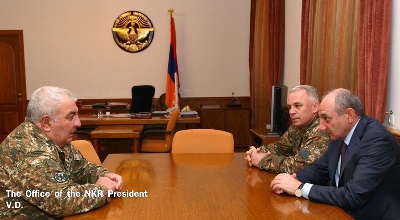 Karabakh President received Chief of General Staff of Armenian Armed Forces