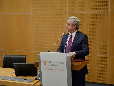 Կիպրական հիմնախնդրում Հայաստանն աջակցում է Կիպրոսի Հանրապետությանը. Սերժ Սարգսյան