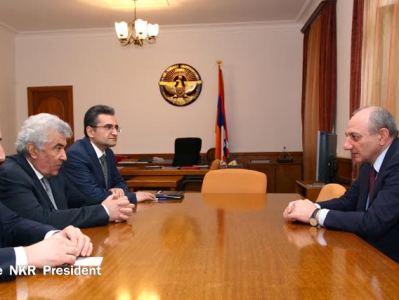 Karabakh President and Armenia Constitutional Court chief judge discuss cooperation