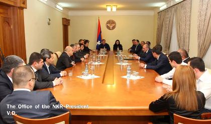 ՀՀՇ պատվիրակությունը մեկնել է Արցախ եւ հանդիպել Բակո Սահակյանի հետ