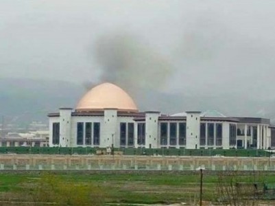 Afghan rockets fired at parliament building in Kabul
