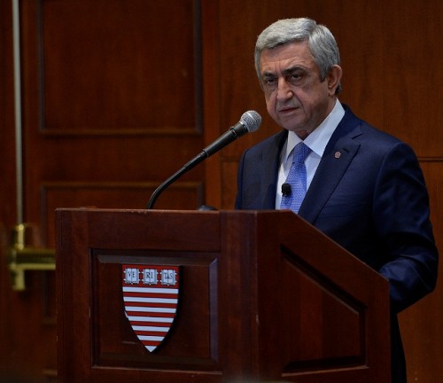 Armenia President: Iran nuclear program agreement was very positive for us