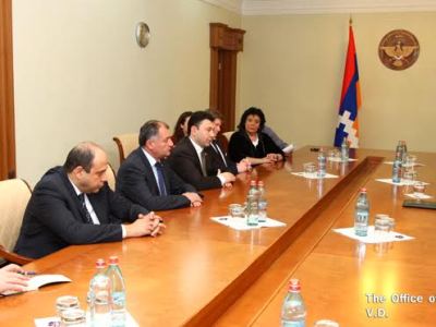 Հույն եւ լատվիացի պատգամավորներն Արցախ են մեկնել. Նրանց ընդունել է Բակո Սահակյանը