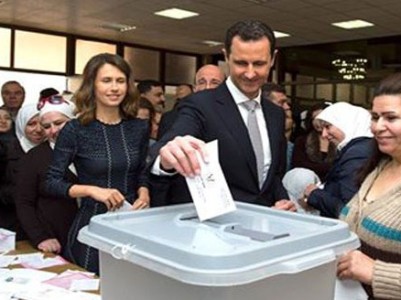 Президент Сирии проголосовал на парламентских выборах