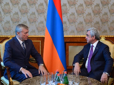 Armenia President and CSTO chief confer on situation at Karabakh-Azerbaijan contact line