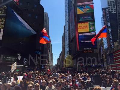 Armenians in New York demanded US to stop providing assistance for Baku (PHOTO)
