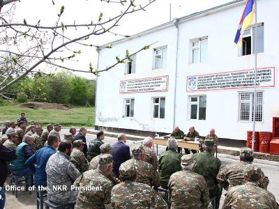Karabakh President visits Martakert region
