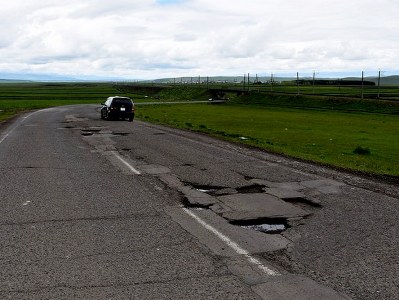 Akhalkalaki-Ninotsminda road is in dire state