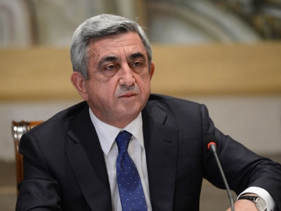 Սերժ Սարգսյանը ժամանել է Պետերբուրգ՝ Ղարաբաղի վերաբերյալ բանակցությունների